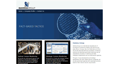Desktop Screenshot of gammagroup.com
