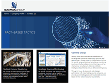 Tablet Screenshot of gammagroup.com